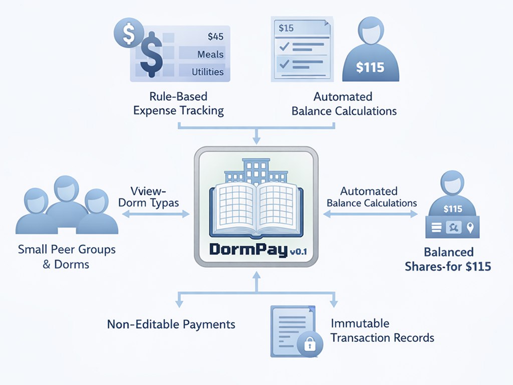 DormPay v0.1 System Diagram
